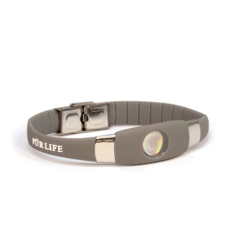EXTREME Pro Brushed Steel Negative Ion Bracelet By Pürlife