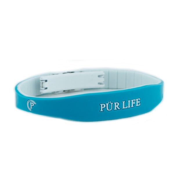 Purlife - Negative ion Wrist Band Sports Bracelets - Sport Light Blue
