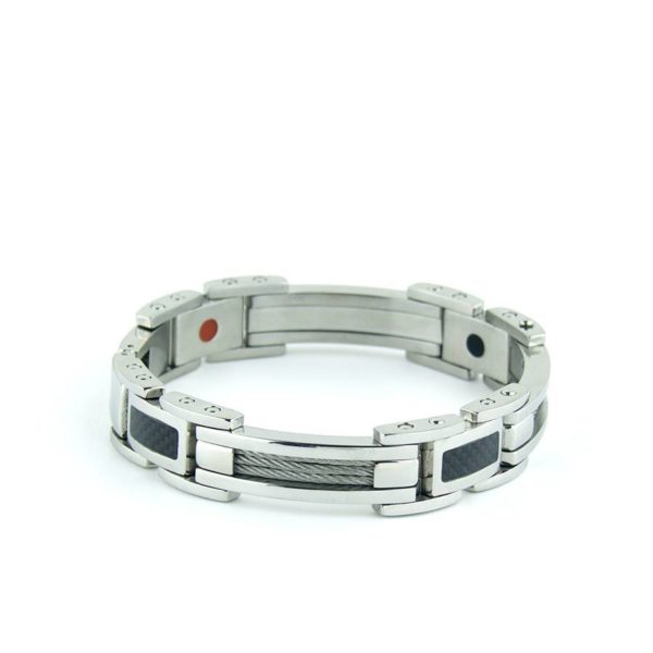 Purlife - Negative ion Non Magnetic Wrist Band Elegant Series Bracelets - 724131451868-2