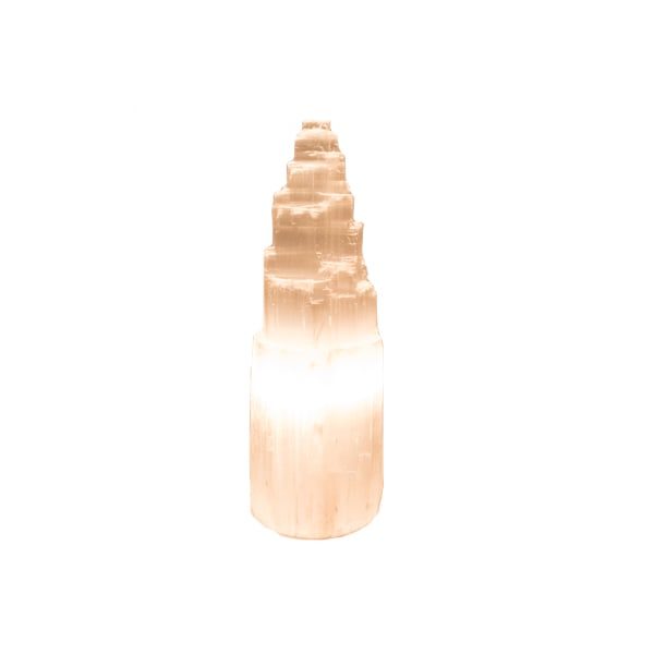 Selenite Salt Lamp by Purlife